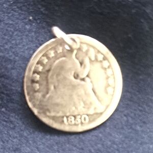 Silver Love Token Pendant